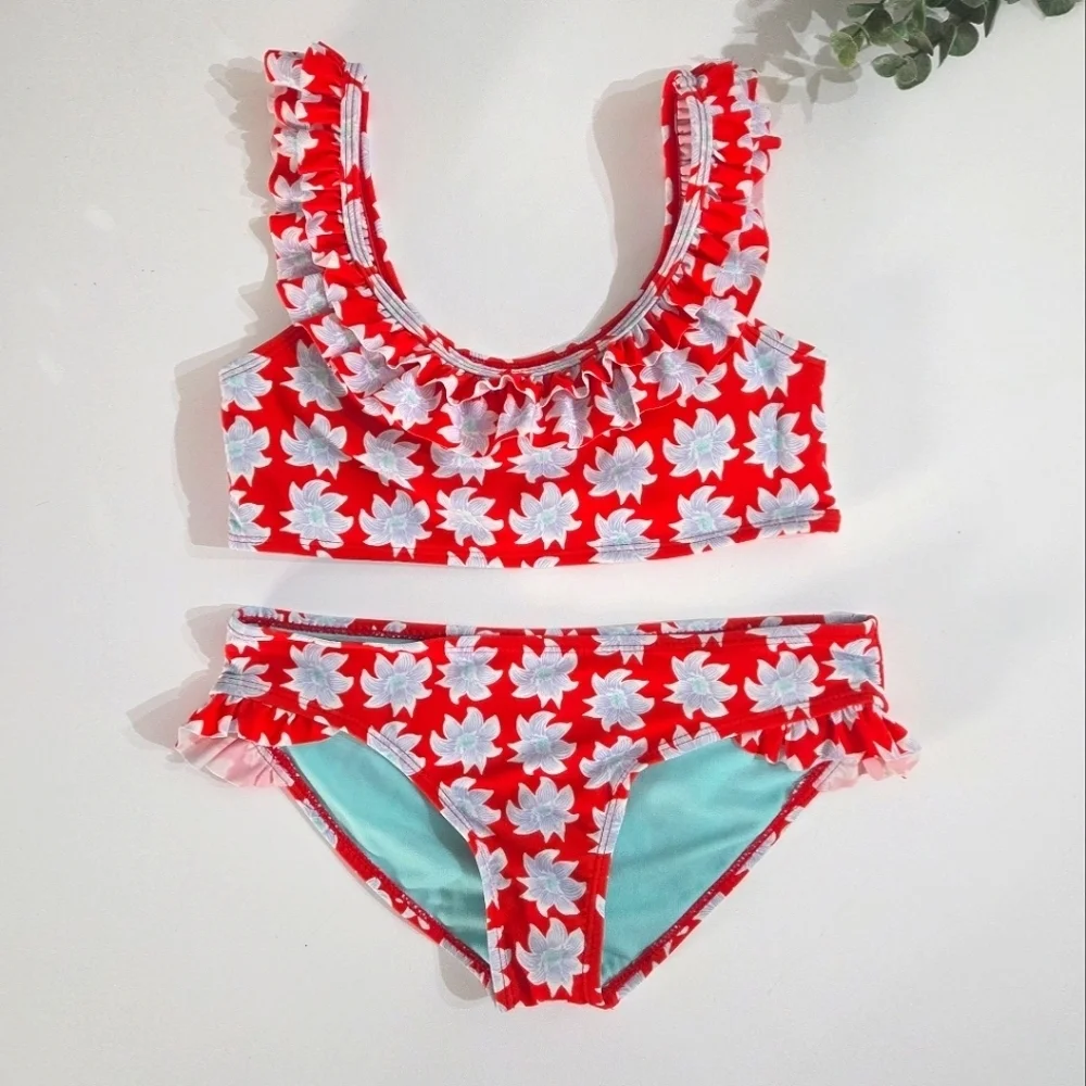 Raisins Girls Floral 2 Piece Swimsuit